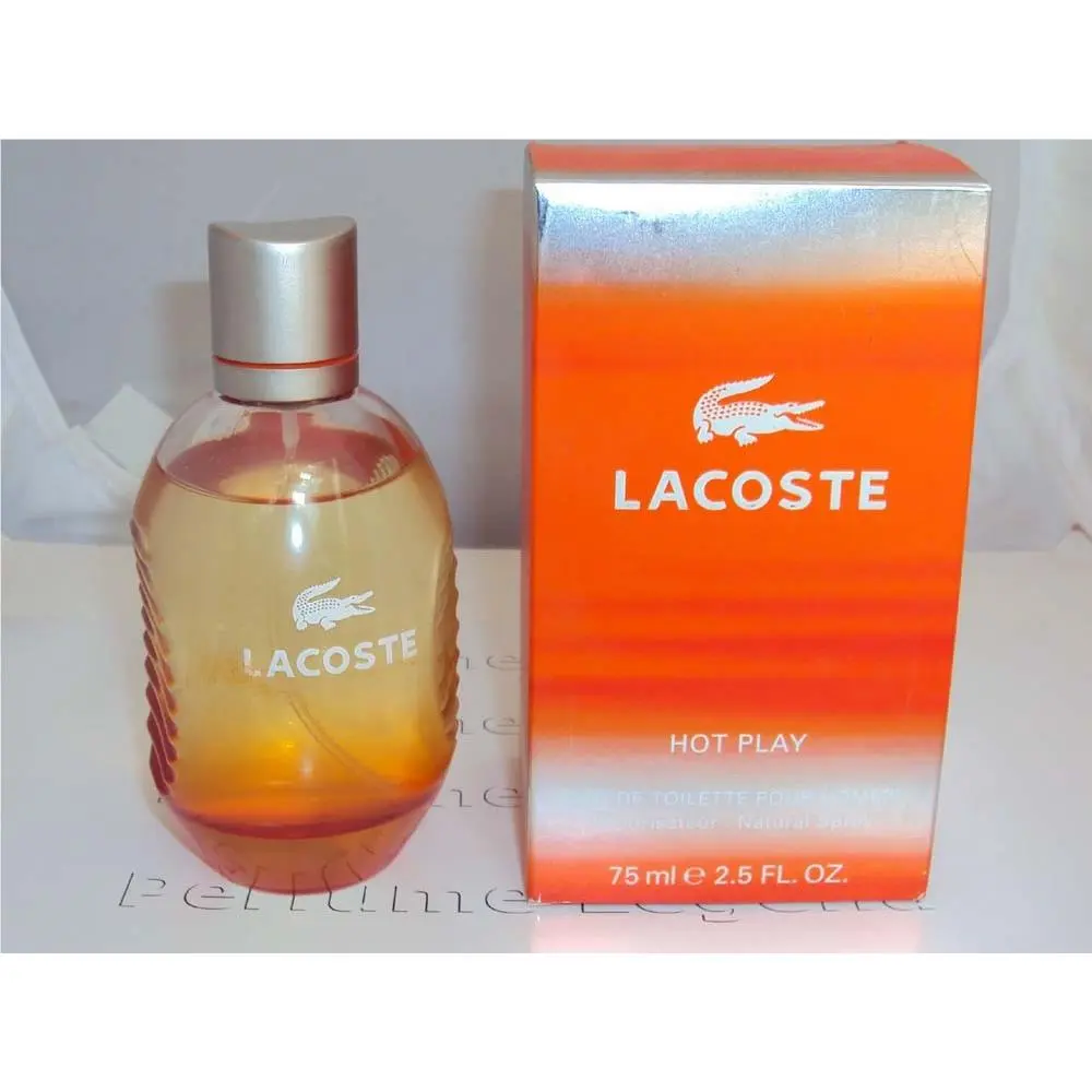 Lacoste Hot Play BY Lacoste Men Rare 2.5 Oz.eau DE Toilette Spray SKU4416