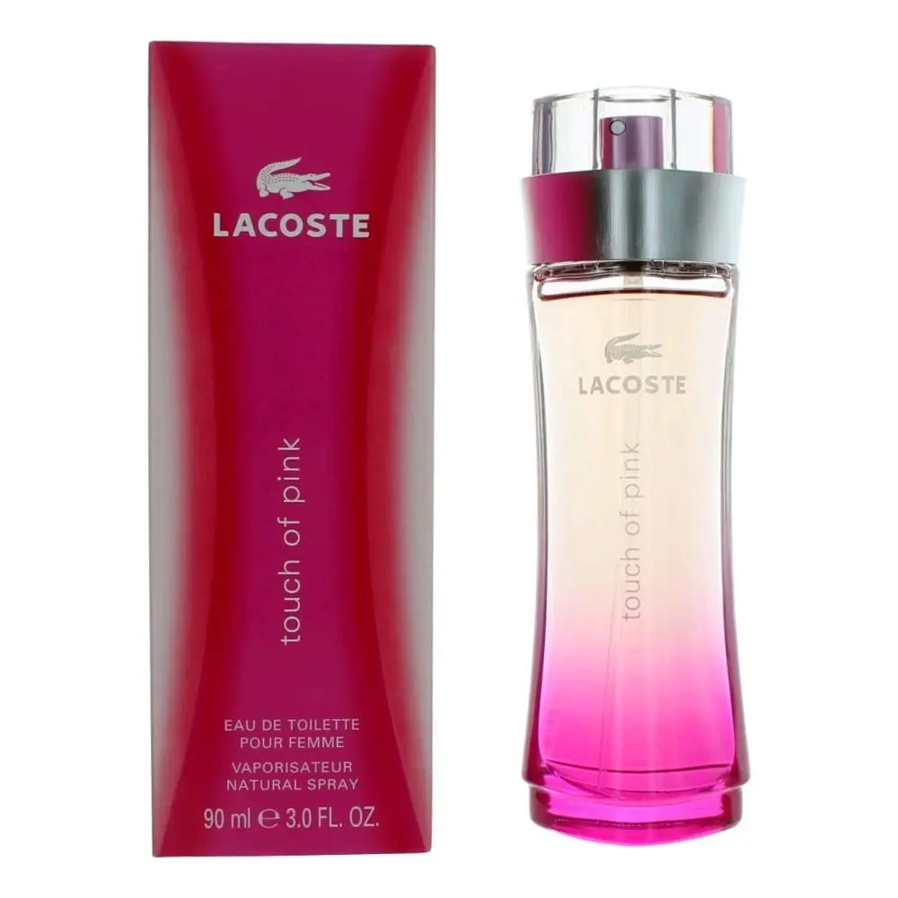 Touch of Pink  3 oz Edt Spray For Women by Lacoste