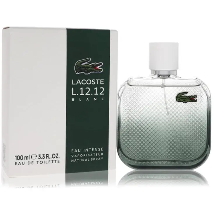 L.12.12 Blanc Eau Intense 3.3 oz Edt Mens Cologne 100ml by Lacoste