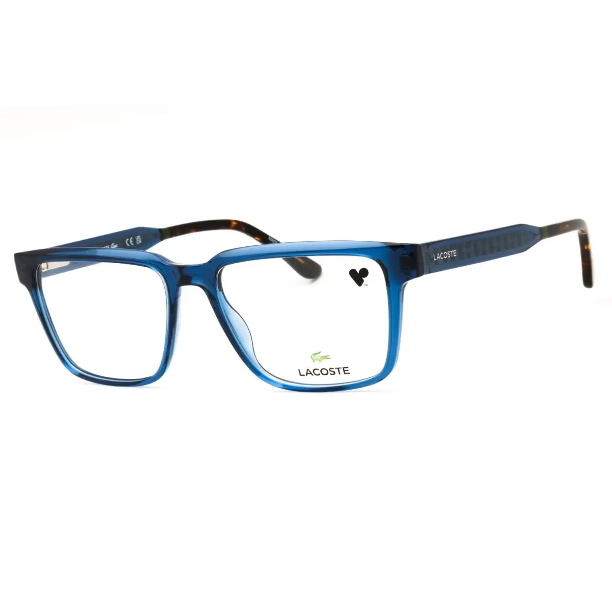 L2976-410-55 Eyeglasses Frame Size 55mm 17mm 150mm Blue Men 886895756631 by Lacoste