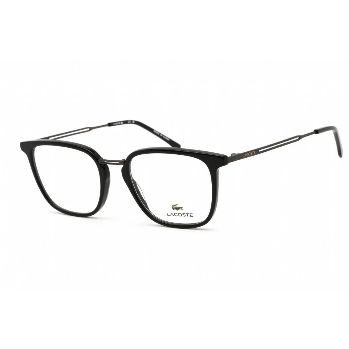 L2853P-001-52 Eyeglasses Frame Size 52mm 19mm 145mm Black Men 886895763 by Lacoste