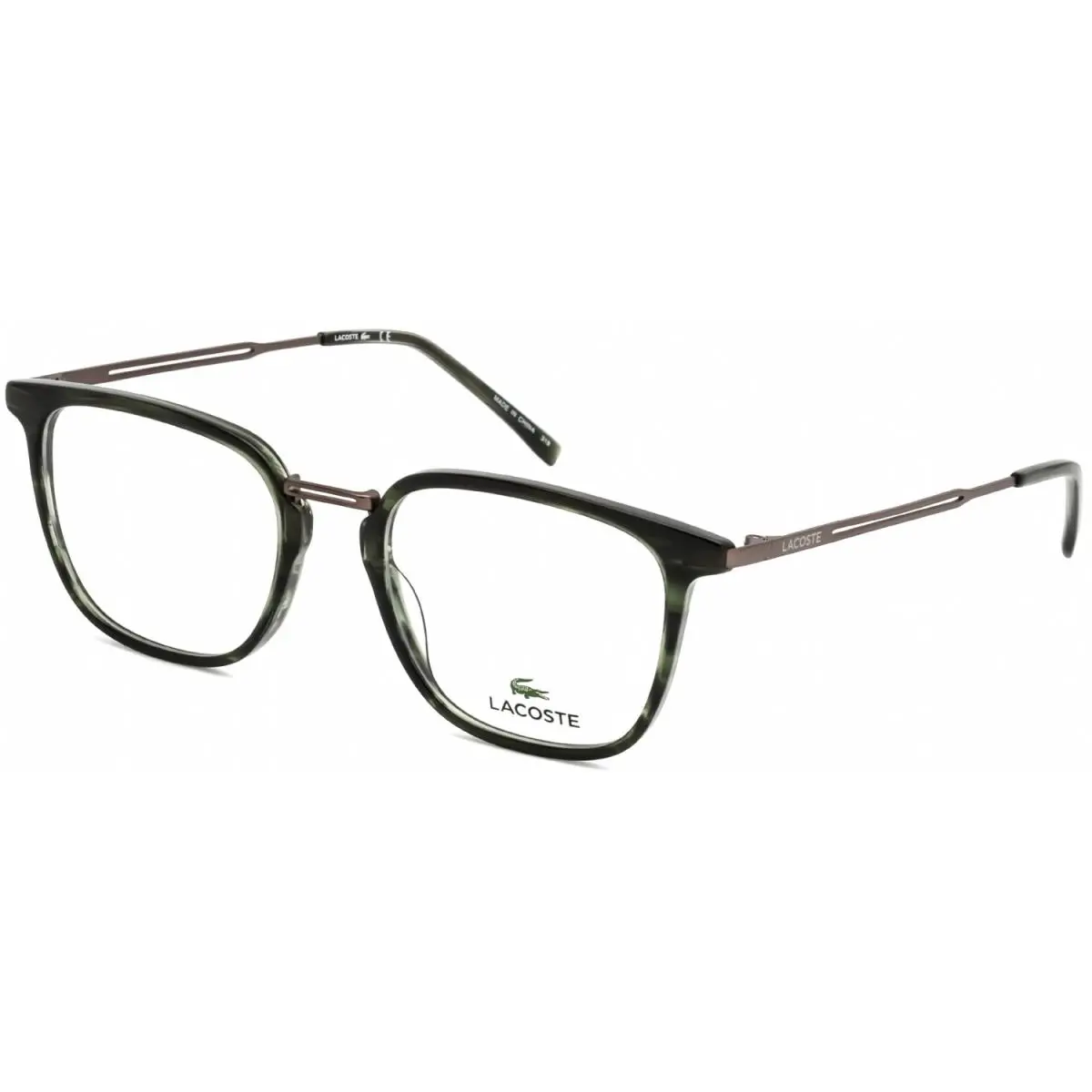 L2853P-220-52 Eyeglasses Frame Size 52mm 19mm 145mm Green Men 886895763 by Lacoste