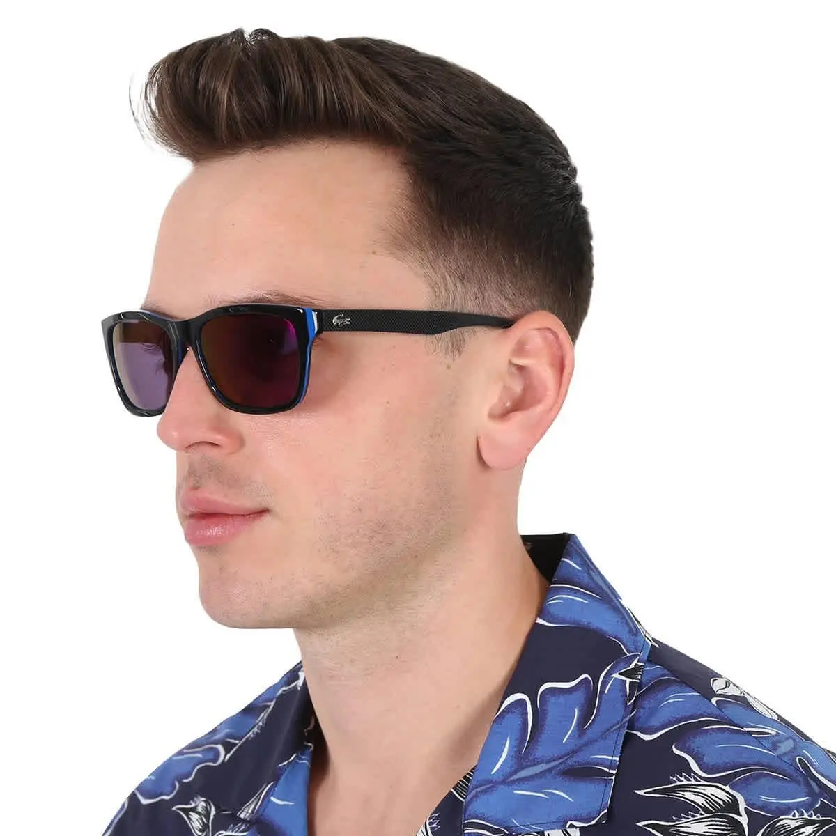 Grey Square Unisex Sunglasses L683S 006 55 L683S 006 55 by Lacoste