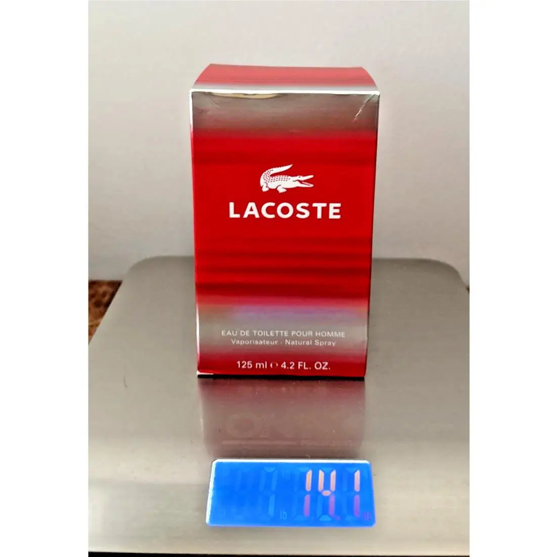 Red  4.2 oz / 125 ml Edt Spray Cologne For Men - Batch 8040 by Lacoste