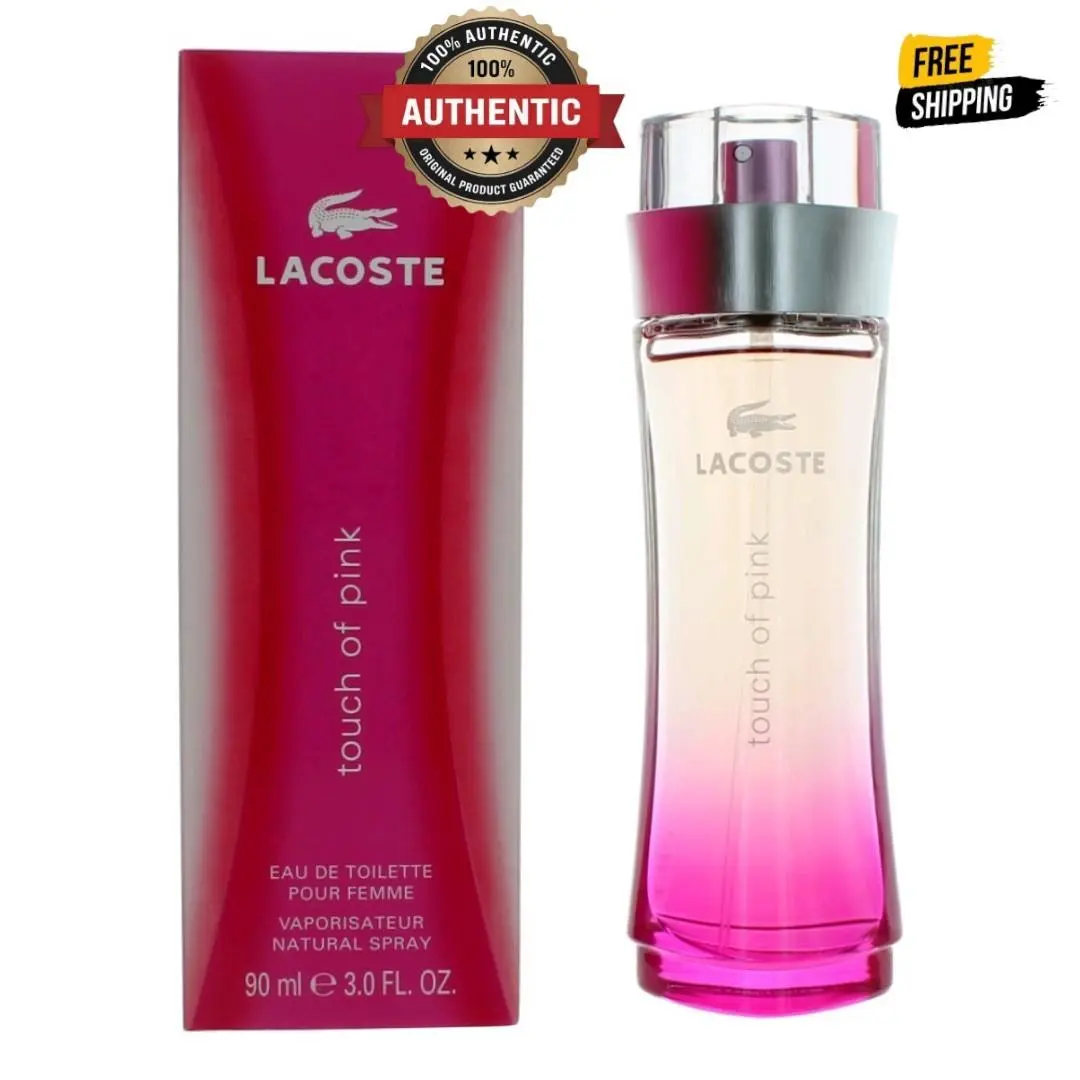 Touch of Pink  3 oz Edt Spray For Women by Lacoste