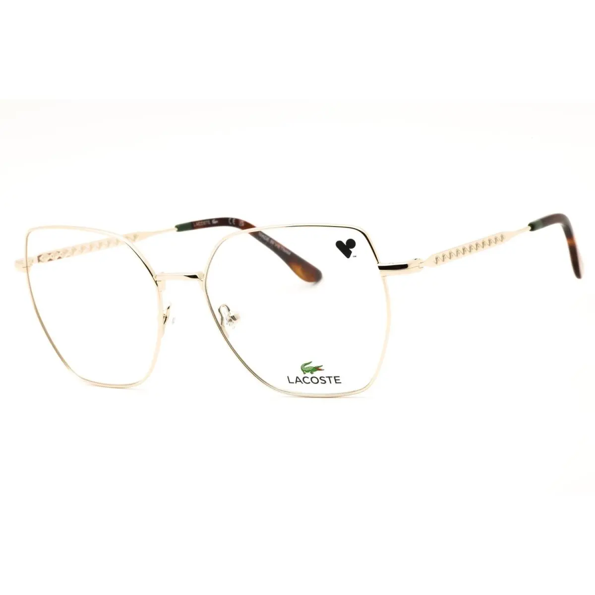 L2309-714-55 Eyeglasses Frame Size 55mm 16mm 140mm Gold Women 886895764 by Lacoste