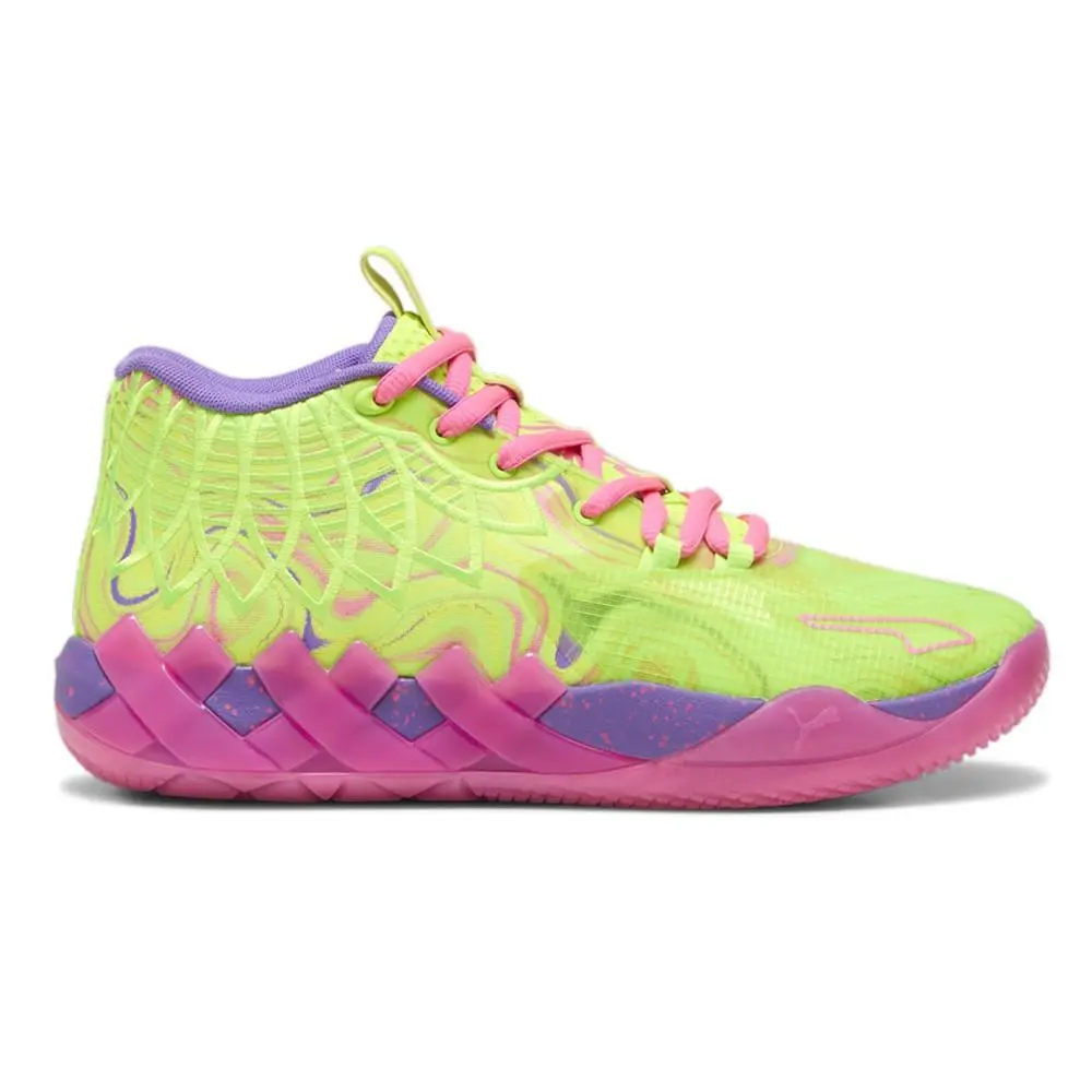 X Lamelo Ball Mb.01 Inverse Toxic Basketball Mens Green Sneakers Athletic by Puma