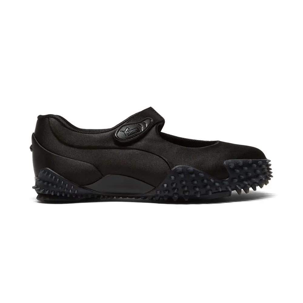 Mostro Fey Satin Slip On Womens Black Sneakers Casual Shoes 40336802 by Puma