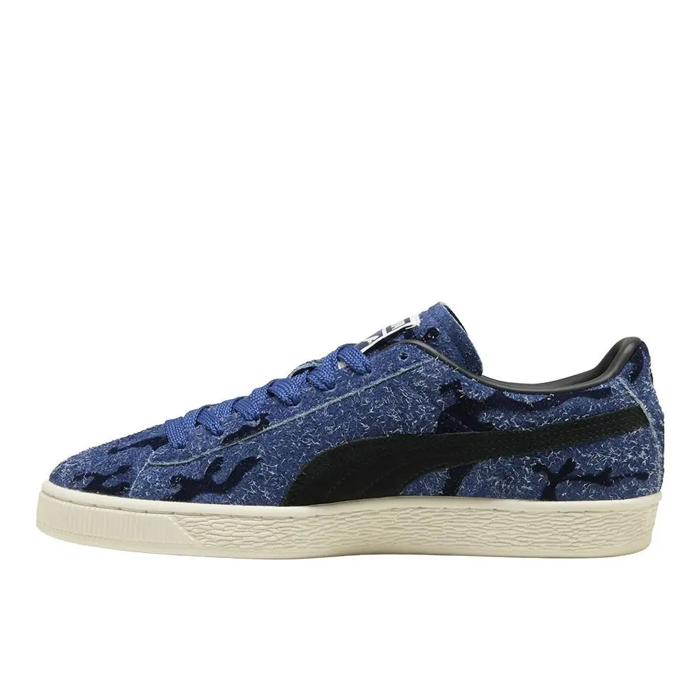 Puma shoes - PUMA Suede Flock Lace Up - 40691901 - Blue 1