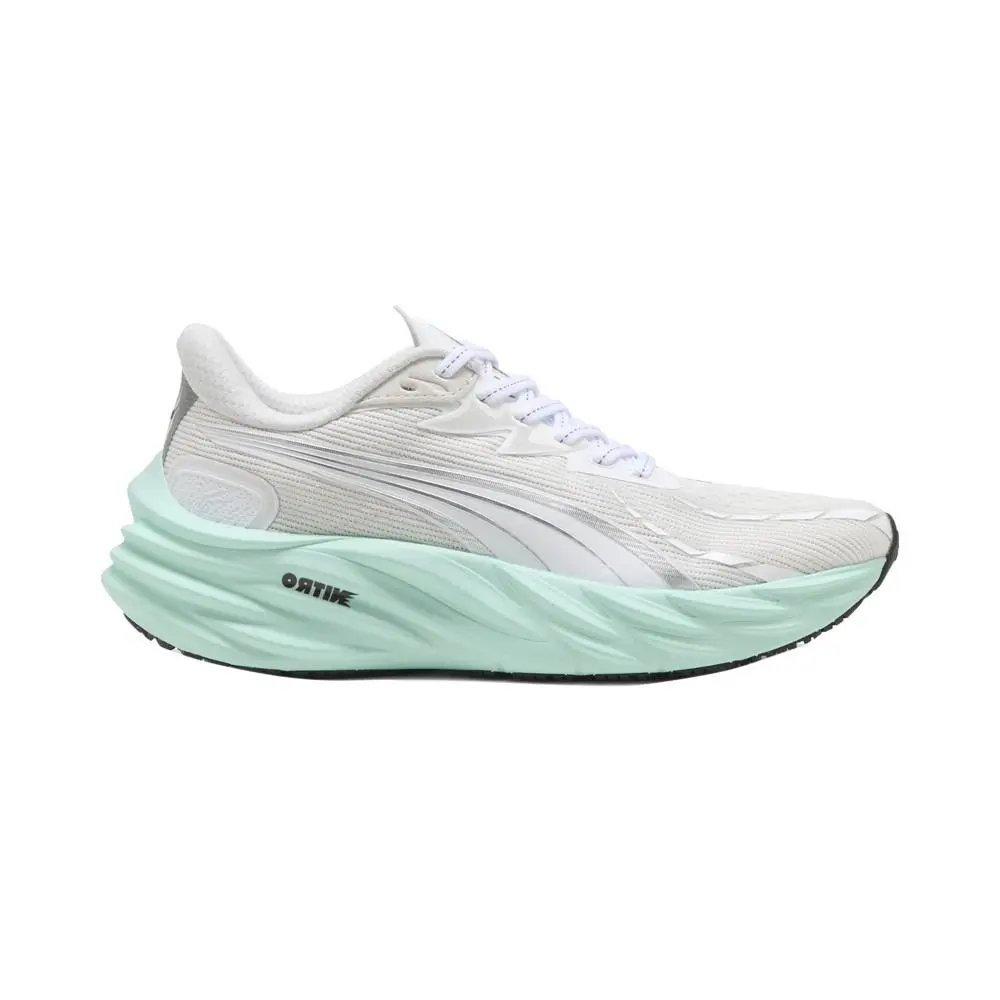 Velocity Nitro 4 Running Womens White Sneakers Athletic Shoes 31114105 by Puma