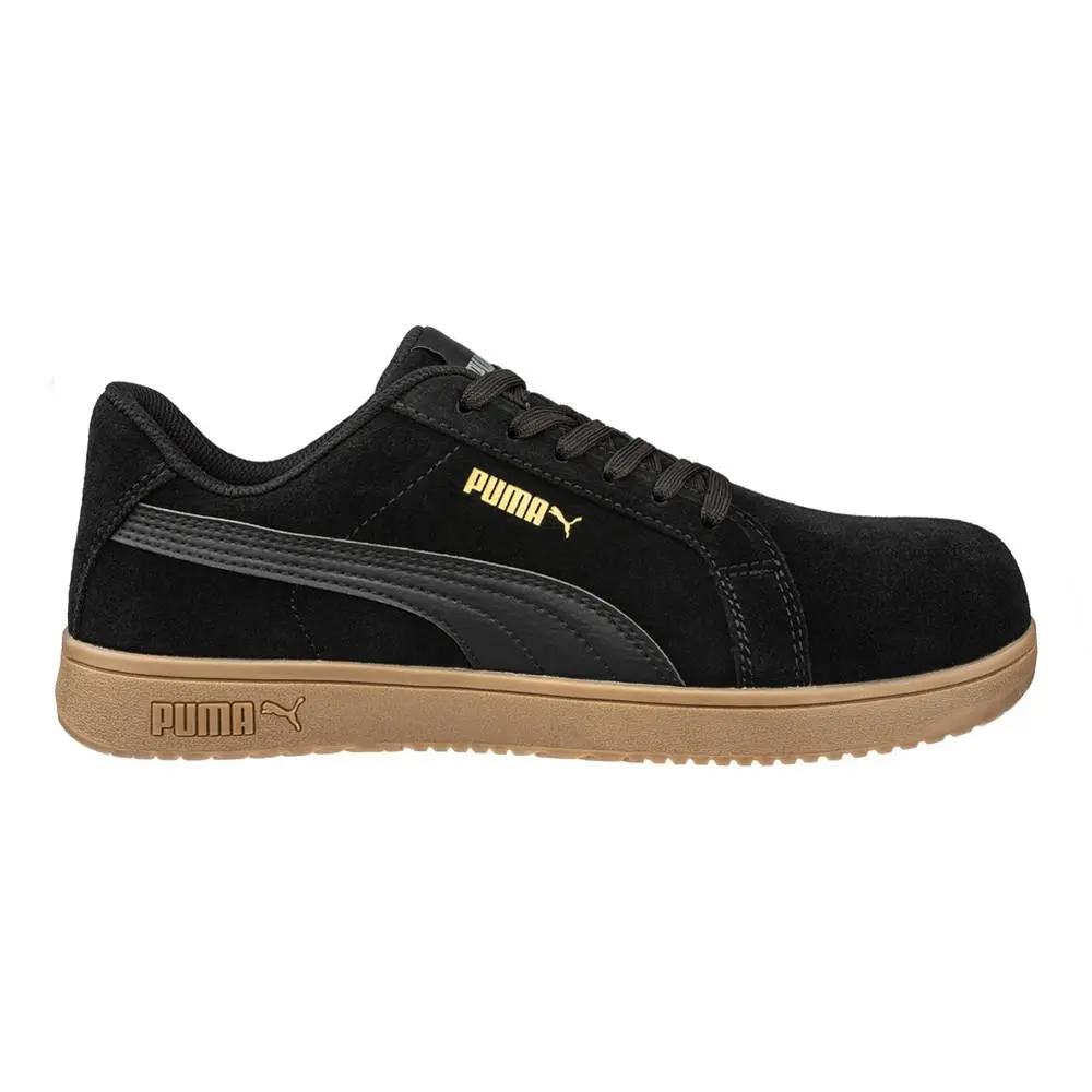 Safety Iconic Low Electrical Composite Toe Work Mens Black 640325 10.5 by Puma