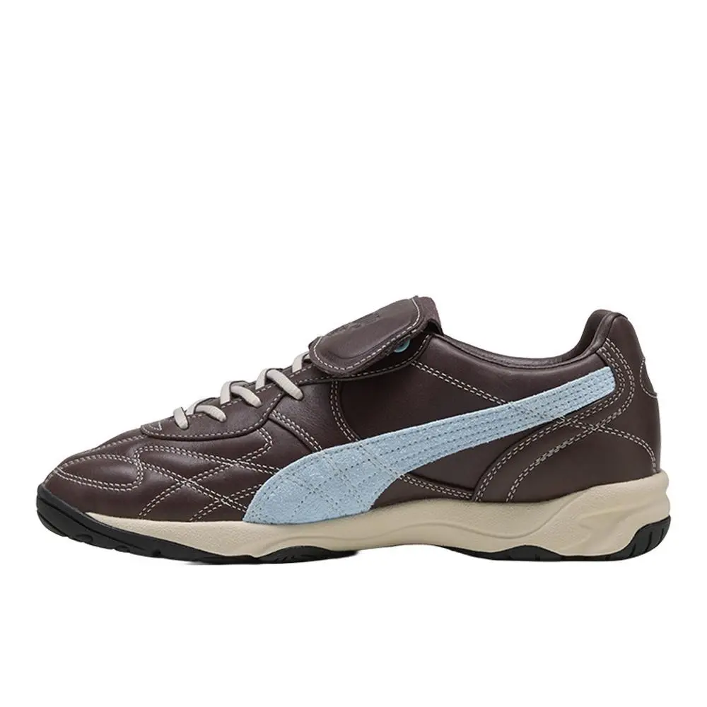 Puma shoes - PUMA King Indoor Mix Lace Up - 40534302 - Brown 1