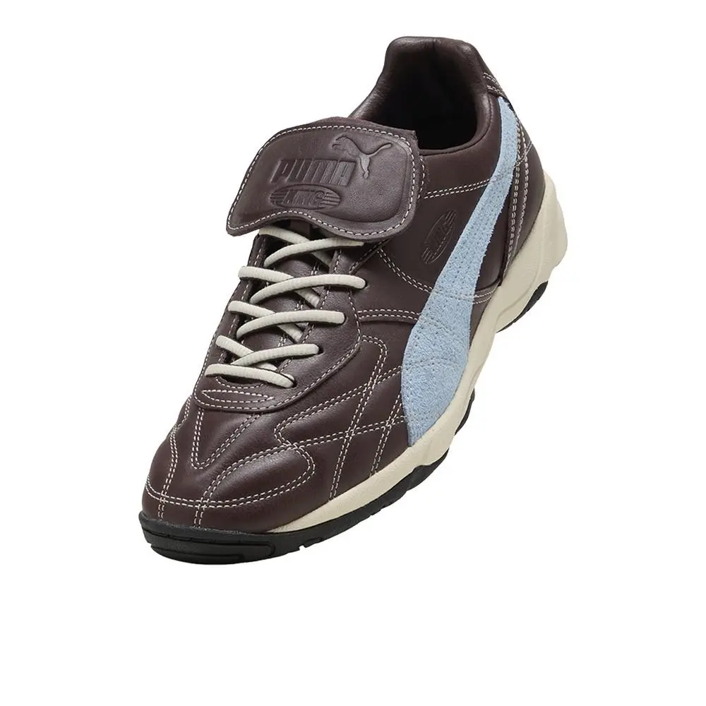 Puma shoes - PUMA King Indoor Mix Lace Up - 40534302 - Brown 4