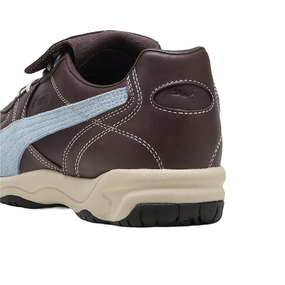 Puma shoes - PUMA King Indoor Mix Lace Up - 40534302 - Brown 5