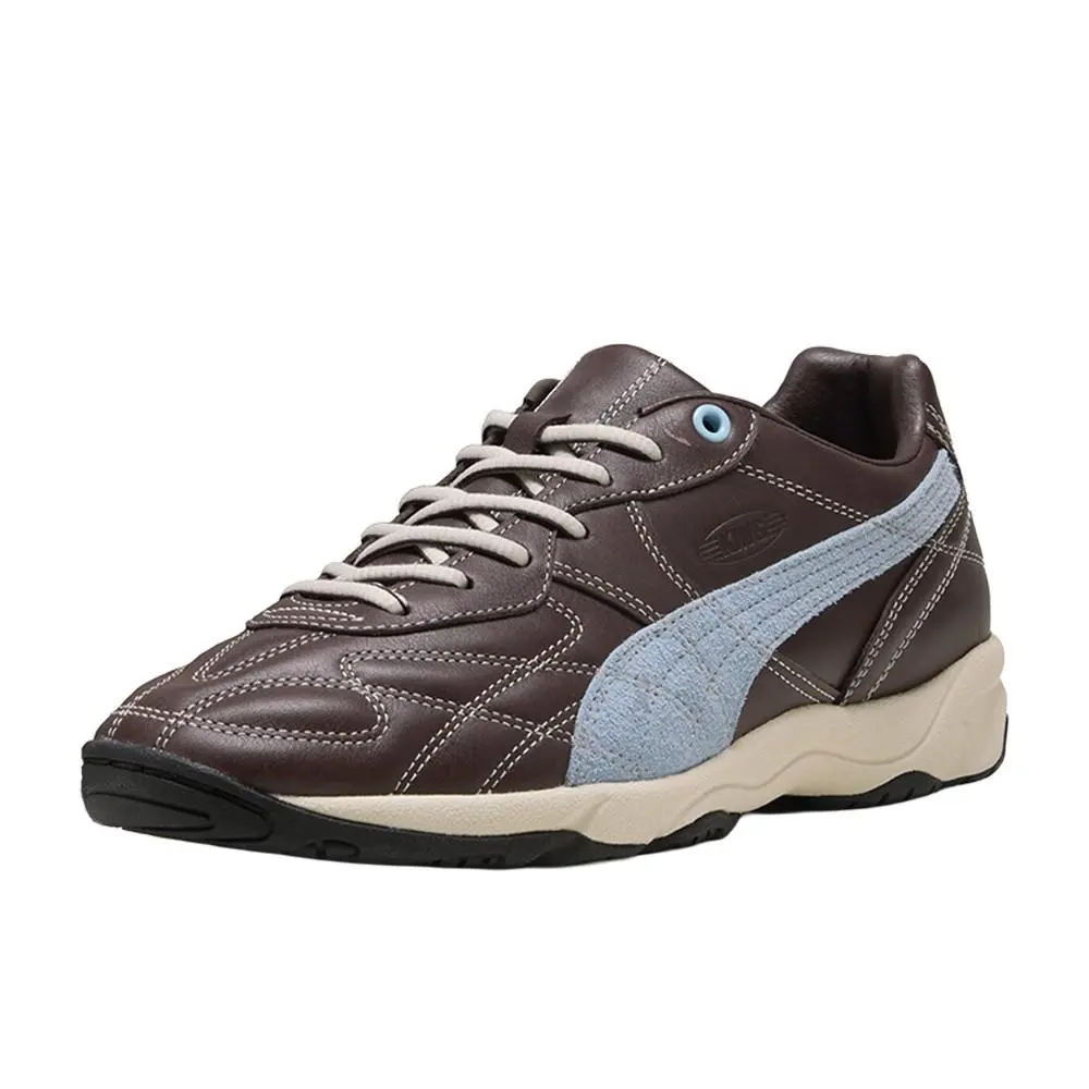 Puma shoes - PUMA King Indoor Mix Lace Up - 40534302 - Brown 8