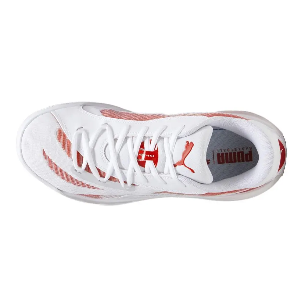 Puma shoes - PUMA All Pro Nitro Team Basketball - 37908104 - Red, White 2
