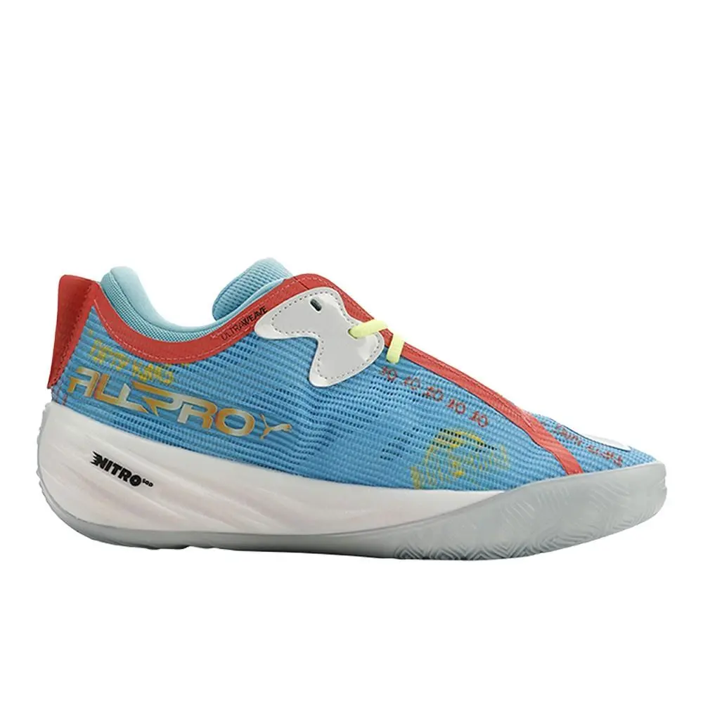 Puma Allpro Nitro 2 All Star Weekend Basketball Mens Blue Orange Sneakers Athl