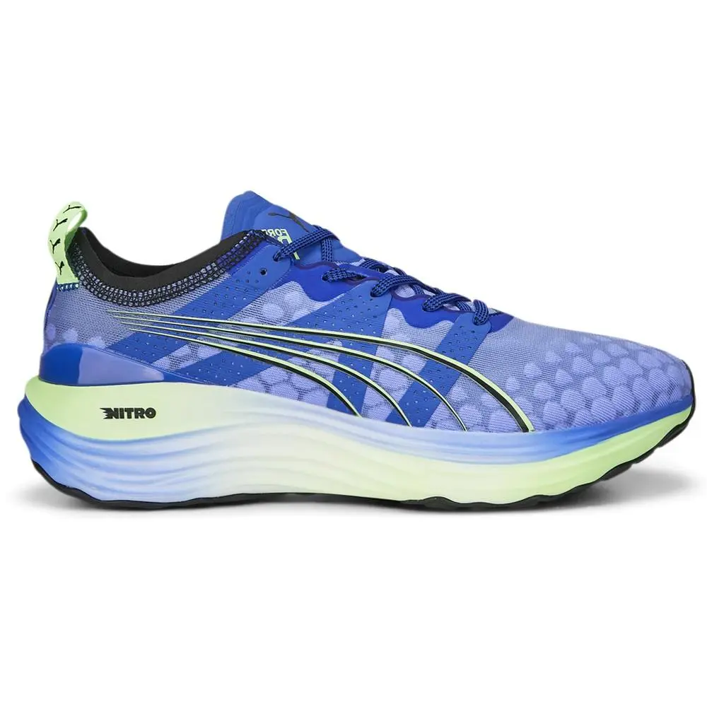 Foreverrun Nitro Running Mens Blue Sneakers Athletic Shoes 37775702 by Puma