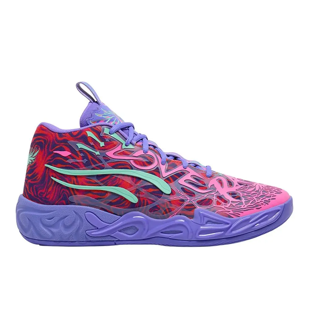X Lamelo Ball Mb.04 Creativity Pack Basketball Mens Orange Purple Sneake by Puma