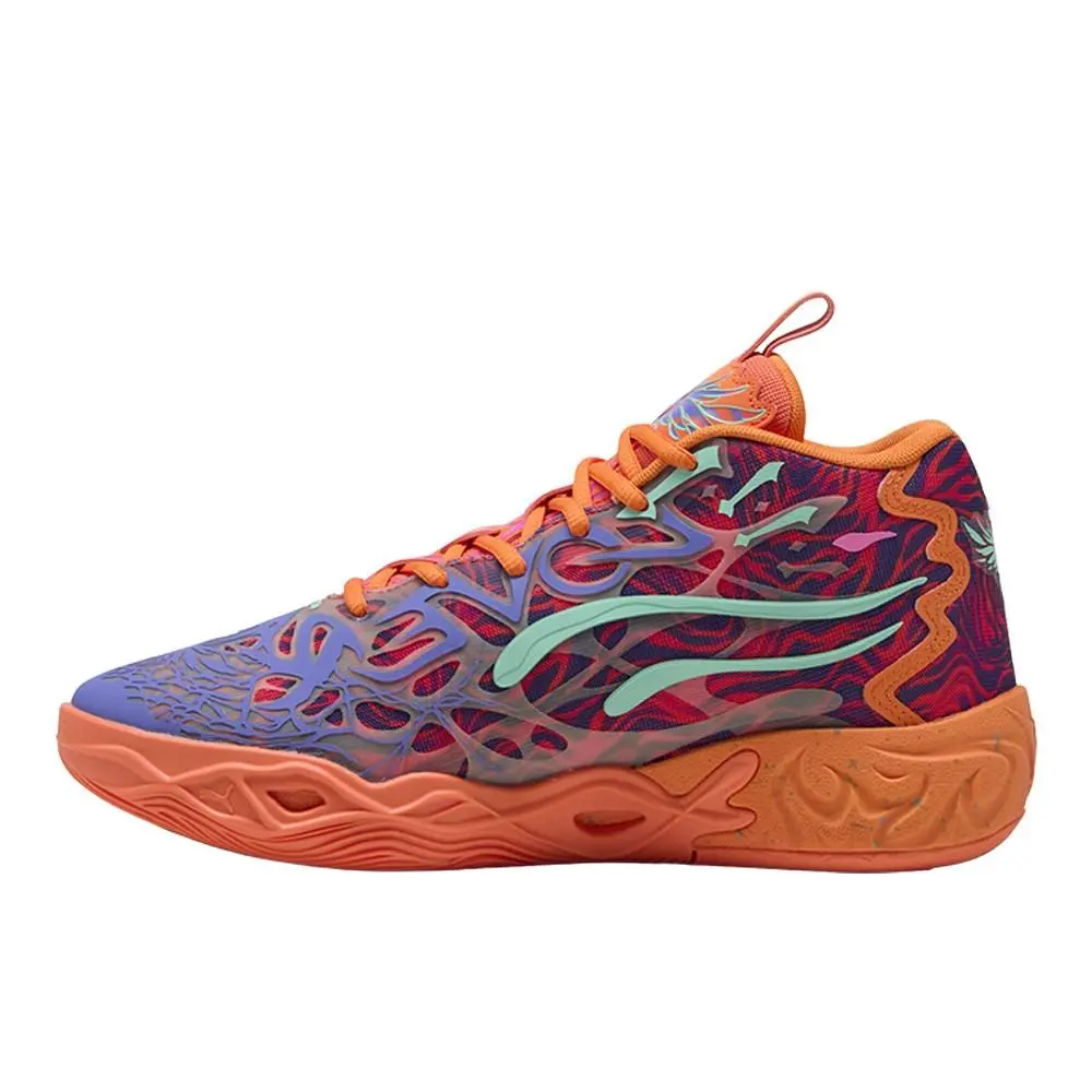 Puma shoes - PUMA  X Lamelo Ball Mb.04 Creativity Pack Basketball - 31169001 - Orange, Purple 2