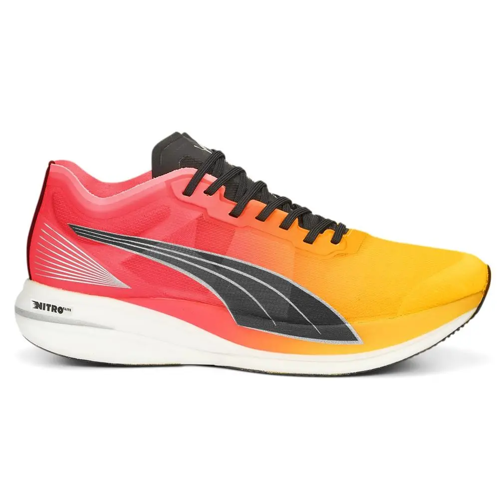 Deviate Nitro Elite Fireglow Running Mens Orange Sneakers Athletic Shoes 3 by Puma