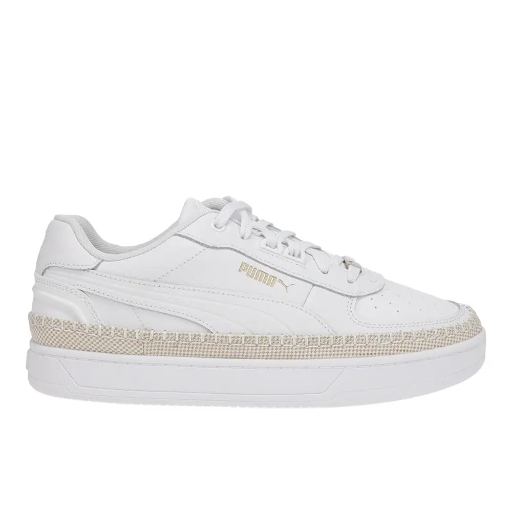 Caven 2.0 Lux Espadrille Lace Up Mens White Sneakers Casual Shoes 40813701 by Puma