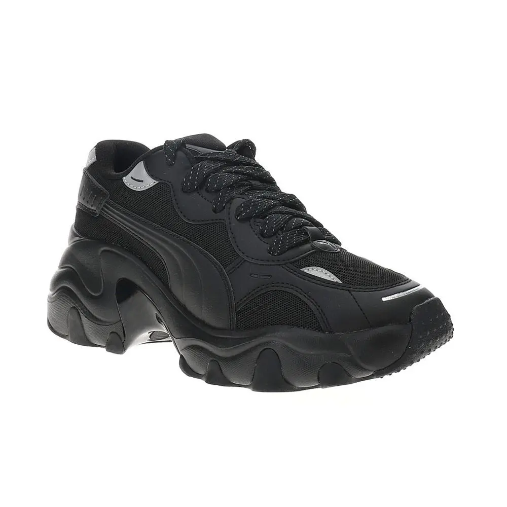 Puma shoes - PUMA Pulsar Wedge Mesh V2 Lace Up - 39968101 - Black 6