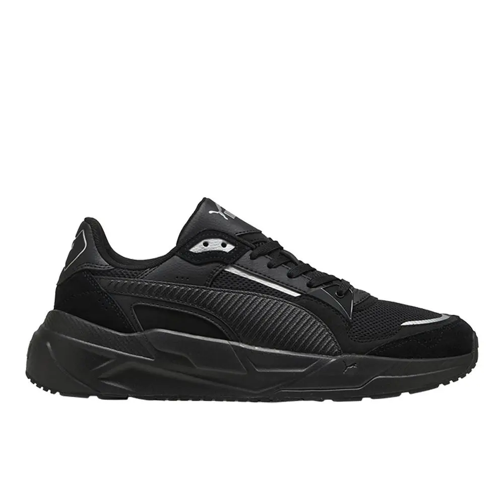 Puma Trinity 2 Lace Up Mens Black Sneakers Casual Shoes 40023002