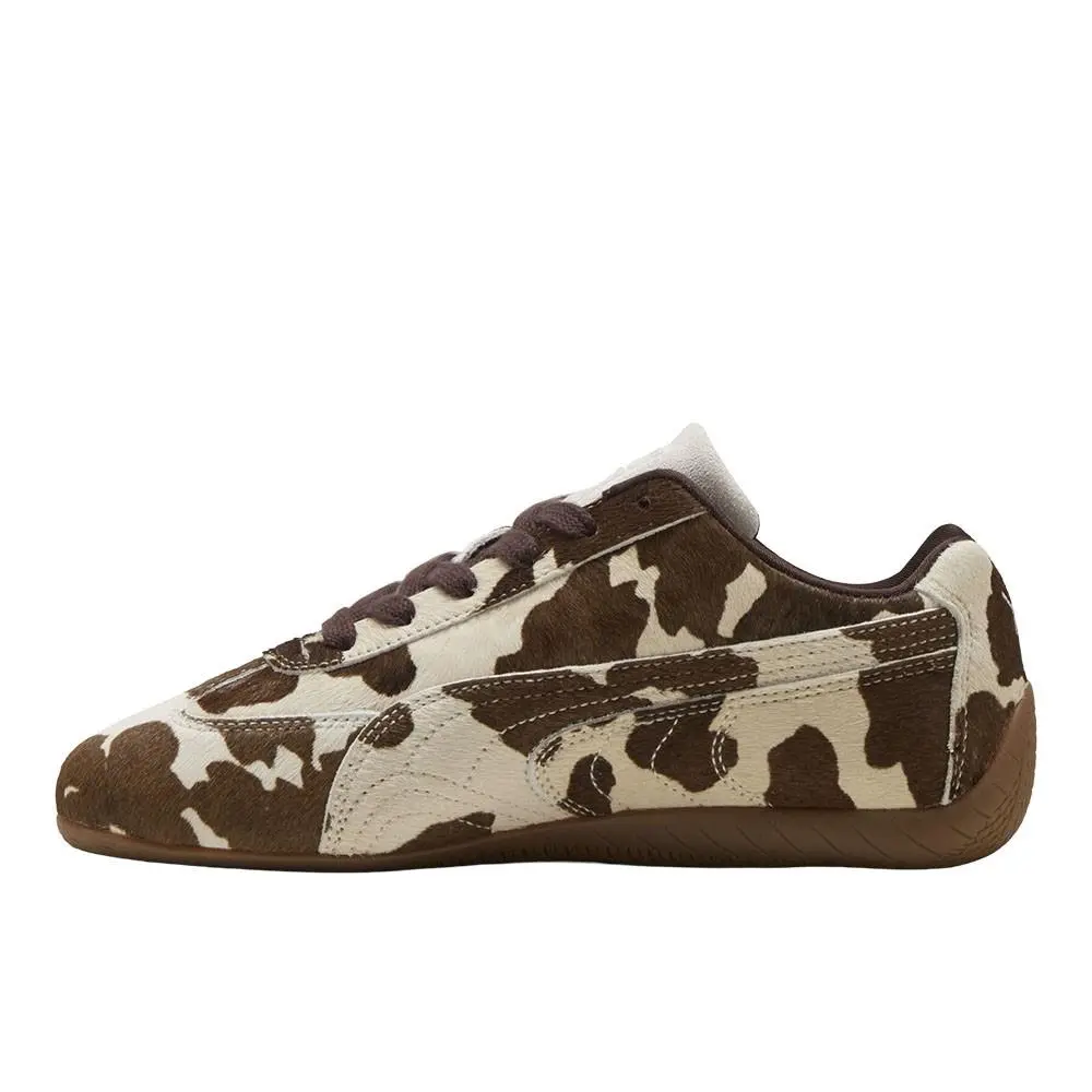 Puma shoes - PUMA Speedcat Cow Print Lace Up - 40614101 - Brown 1