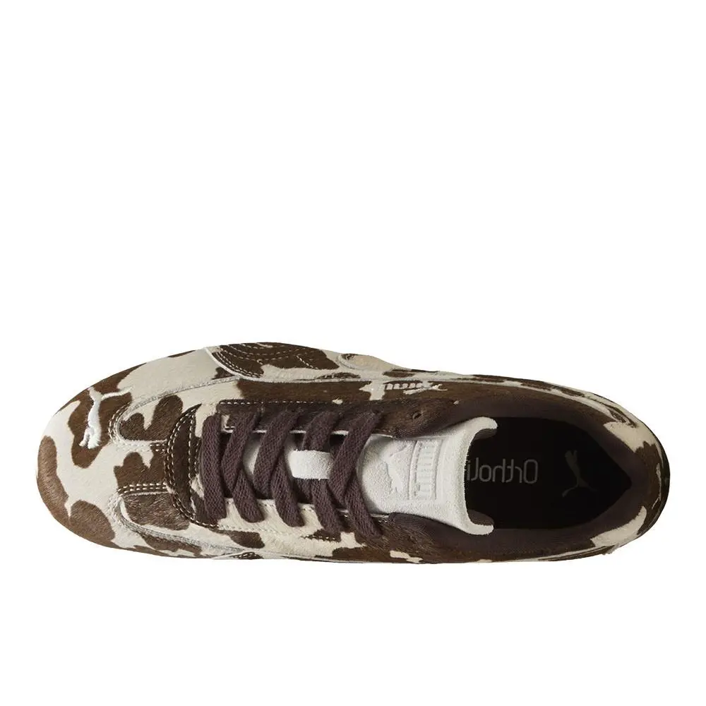 Puma shoes - PUMA Speedcat Cow Print Lace Up - 40614101 - Brown 2