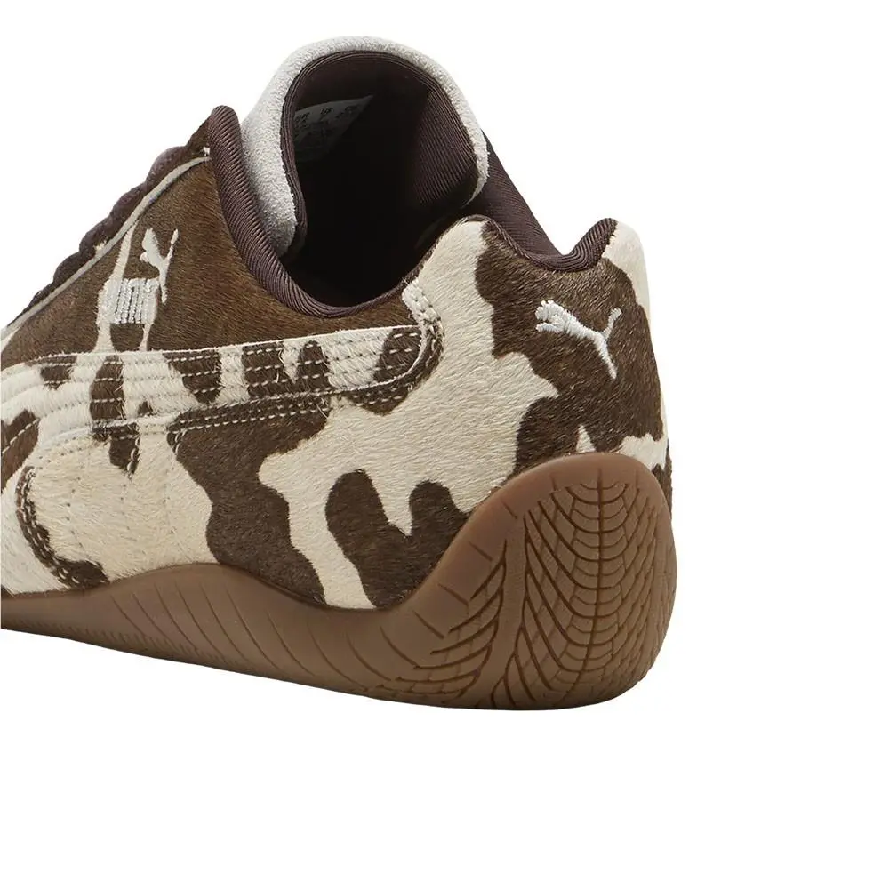 Puma shoes - PUMA Speedcat Cow Print Lace Up - 40614101 - Brown 13