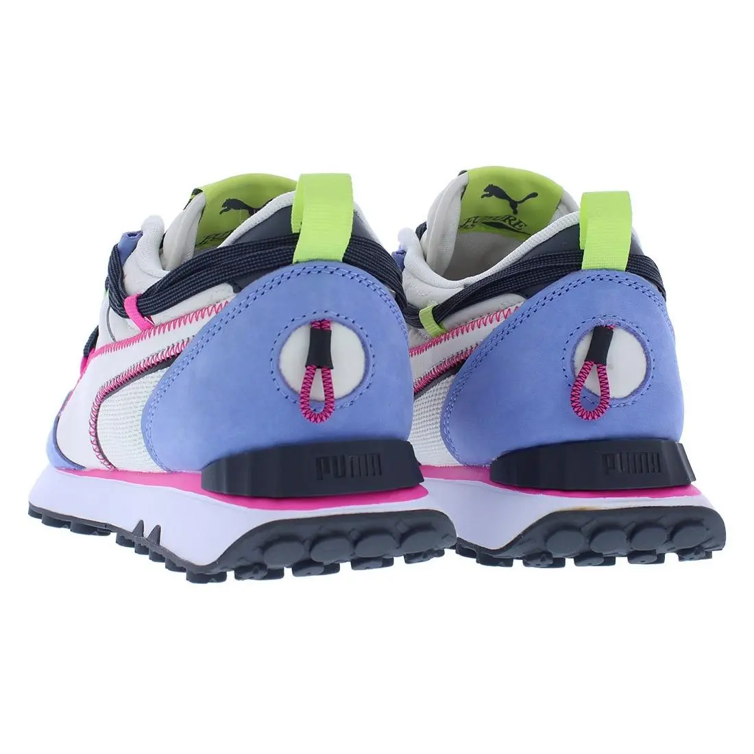 Puma shoes - White/Light Purple/Pink/Electric Yellow, Full: White/Light Purple/Pink/Electric Yellow 2