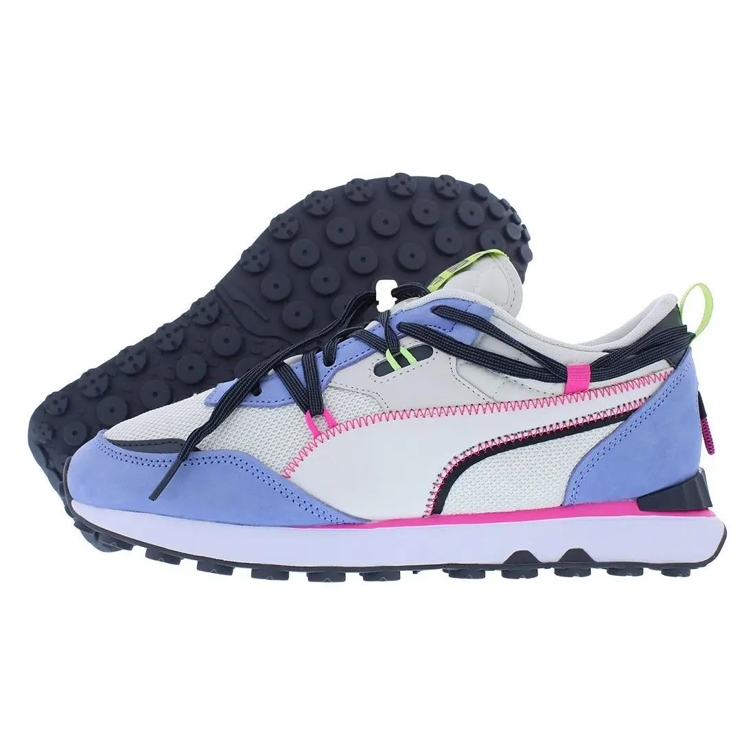 Puma shoes - White/Light Purple/Pink/Electric Yellow, Full: White/Light Purple/Pink/Electric Yellow 3