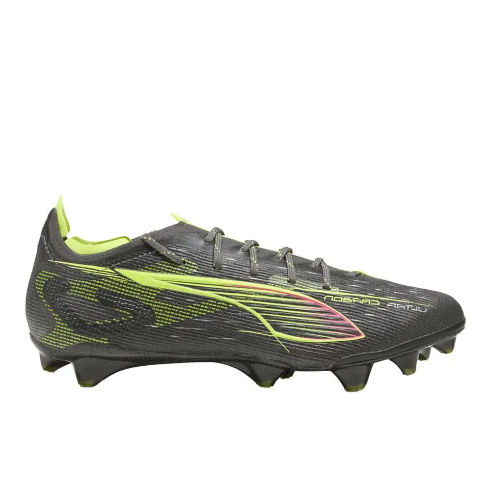Puma Ultra 5 Carbon Firm Ground Soccer Cleats Womens Grey Sneakers Athletic Shoe