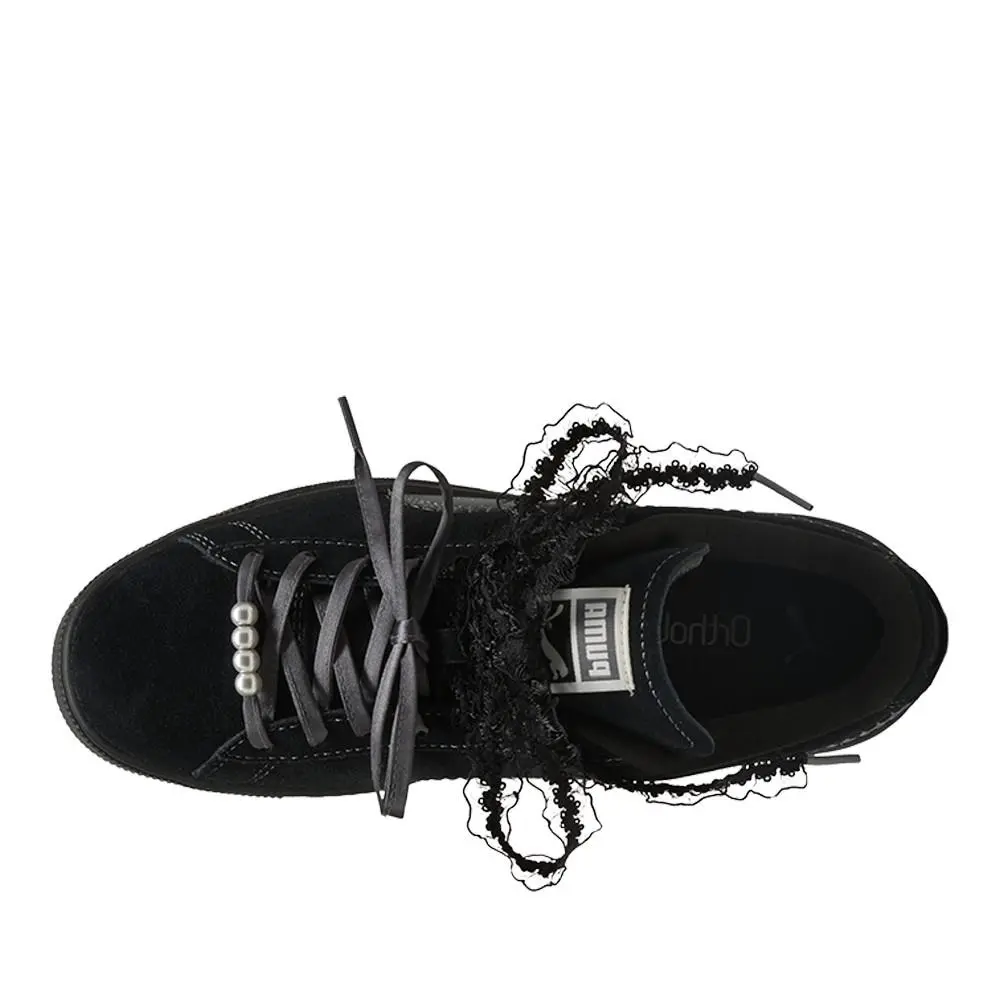 Puma shoes - PUMA Suede Bloom Sneaker - Suede Bloom Sneaker - 40833003 - Black 10