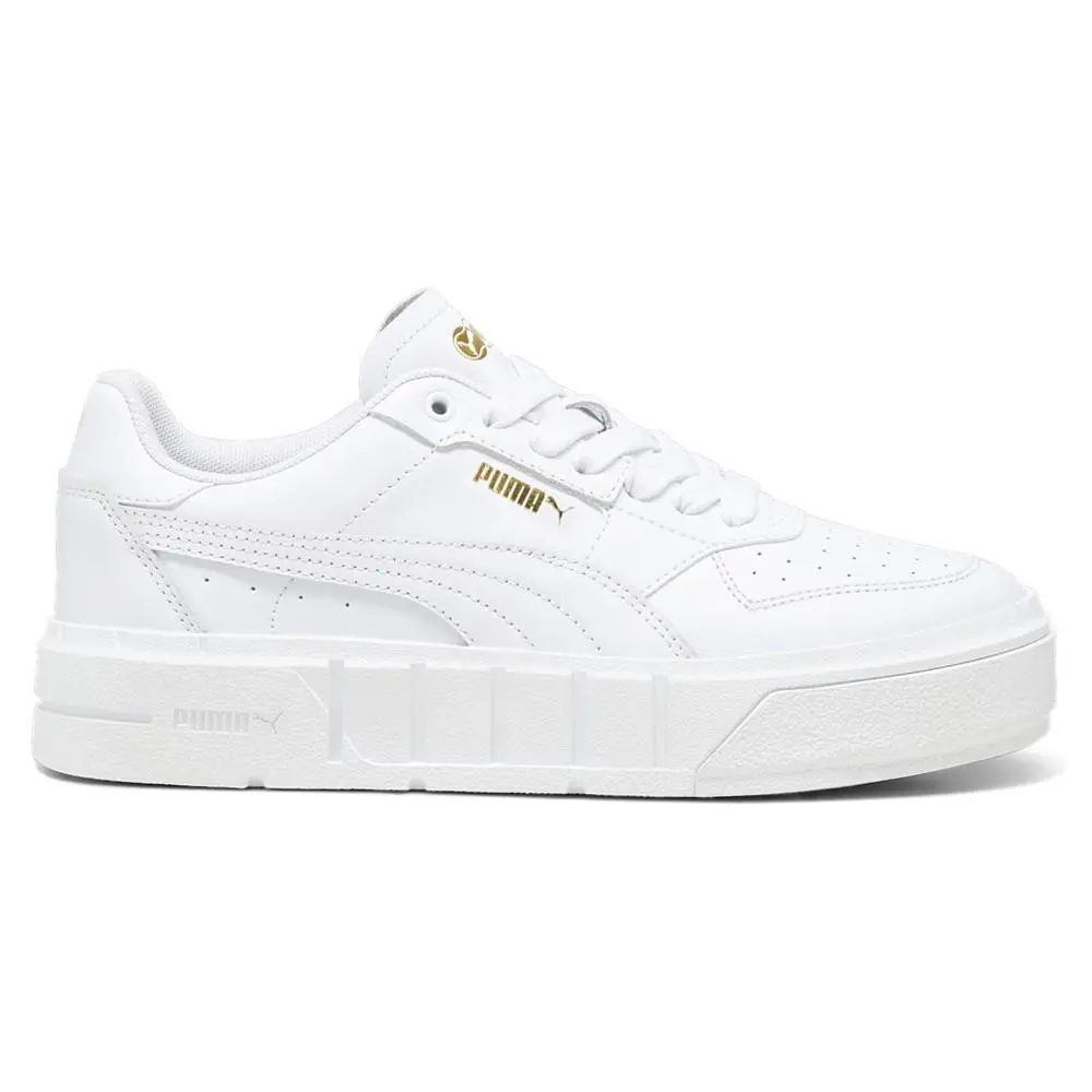 Cali Court Leather Lace Up Womens White Sneakers Casual Shoes 39380205 by Puma