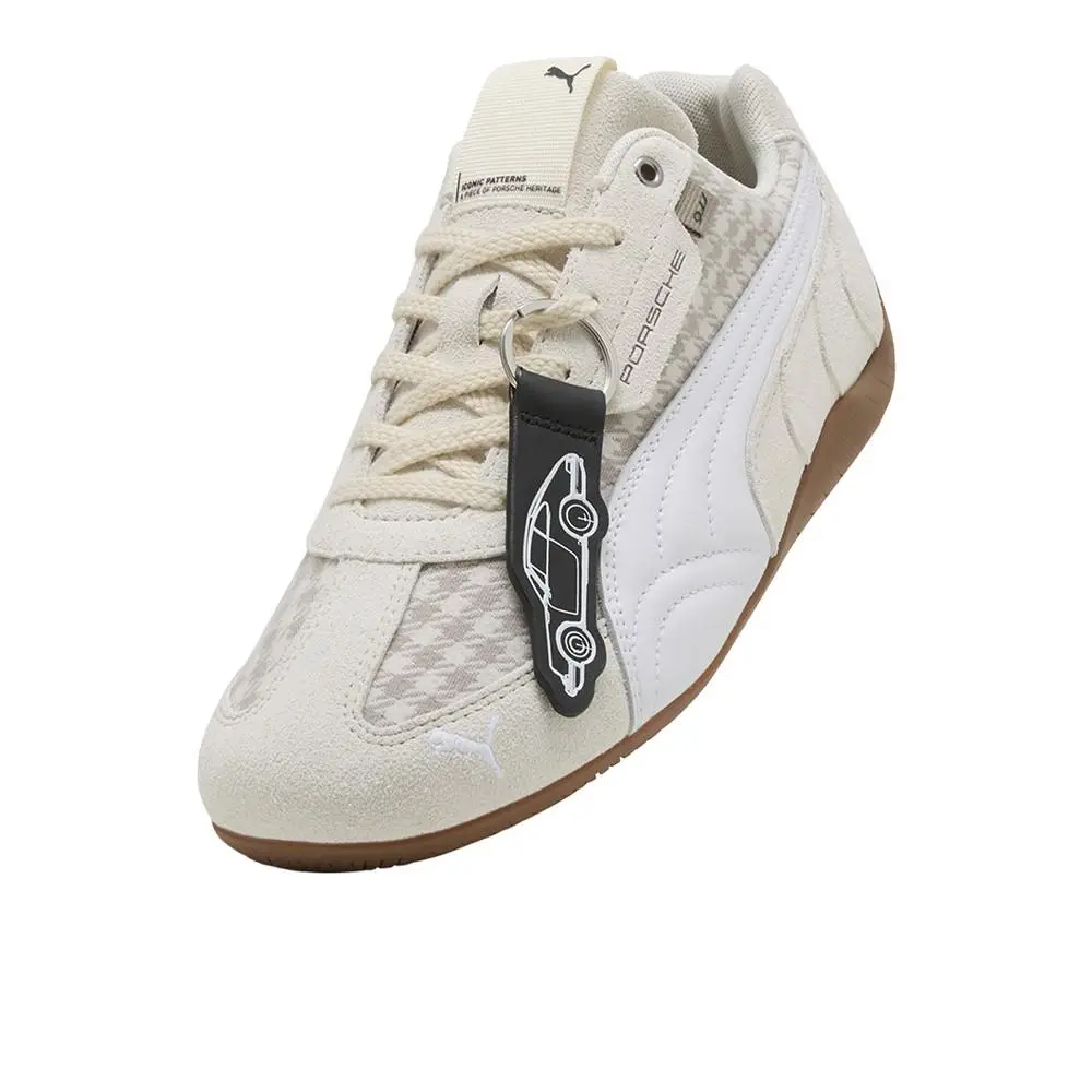 Puma shoes - PUMA Porsche Legacy Speedcat Pepita Sneaker - 30938902 - Beige 4