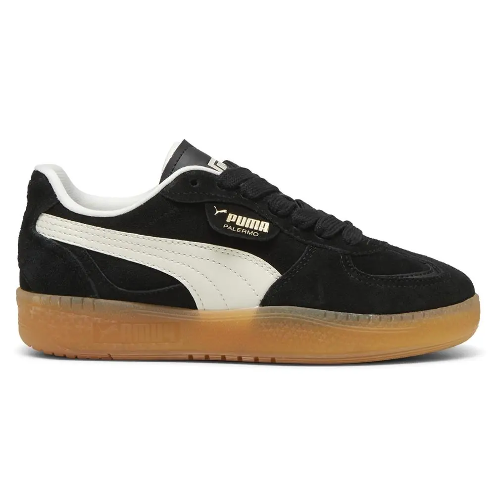 Palermo Moda Xtra Gum Lace Up Womens Black Sneakers Casual Shoes 40032302 by Puma
