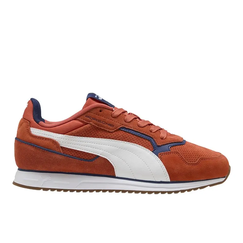 Porsche Legacy Softride St Miler Mens Orange Sneakers Casual Shoes 3089730 by Puma