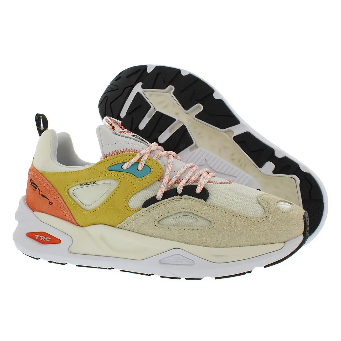 Puma shoes - Beige/Yellow, Main: Brown 3