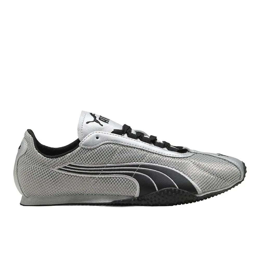 Puma Hstreet Chrome Lace Up Womens Silver Sneakers Casual Shoes 40806405