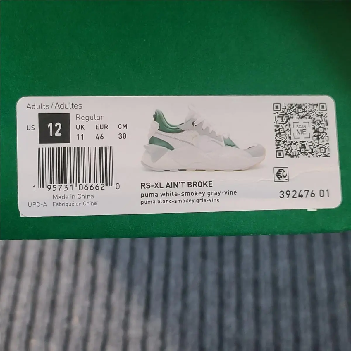 Puma shoes - PUMA RS-XL - 392476-01 - White (UPC: 195731066620) 6