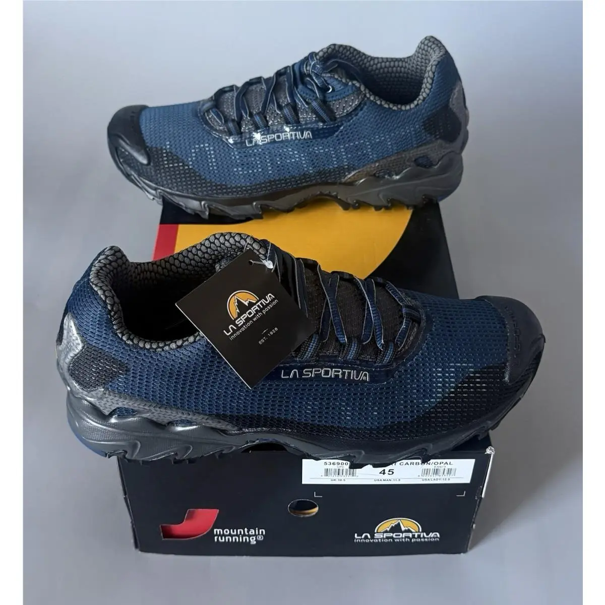 La Sportiva Wildcat Trail Running Shoes — w/ Box — Men’s 11.5 — Carbon/opal