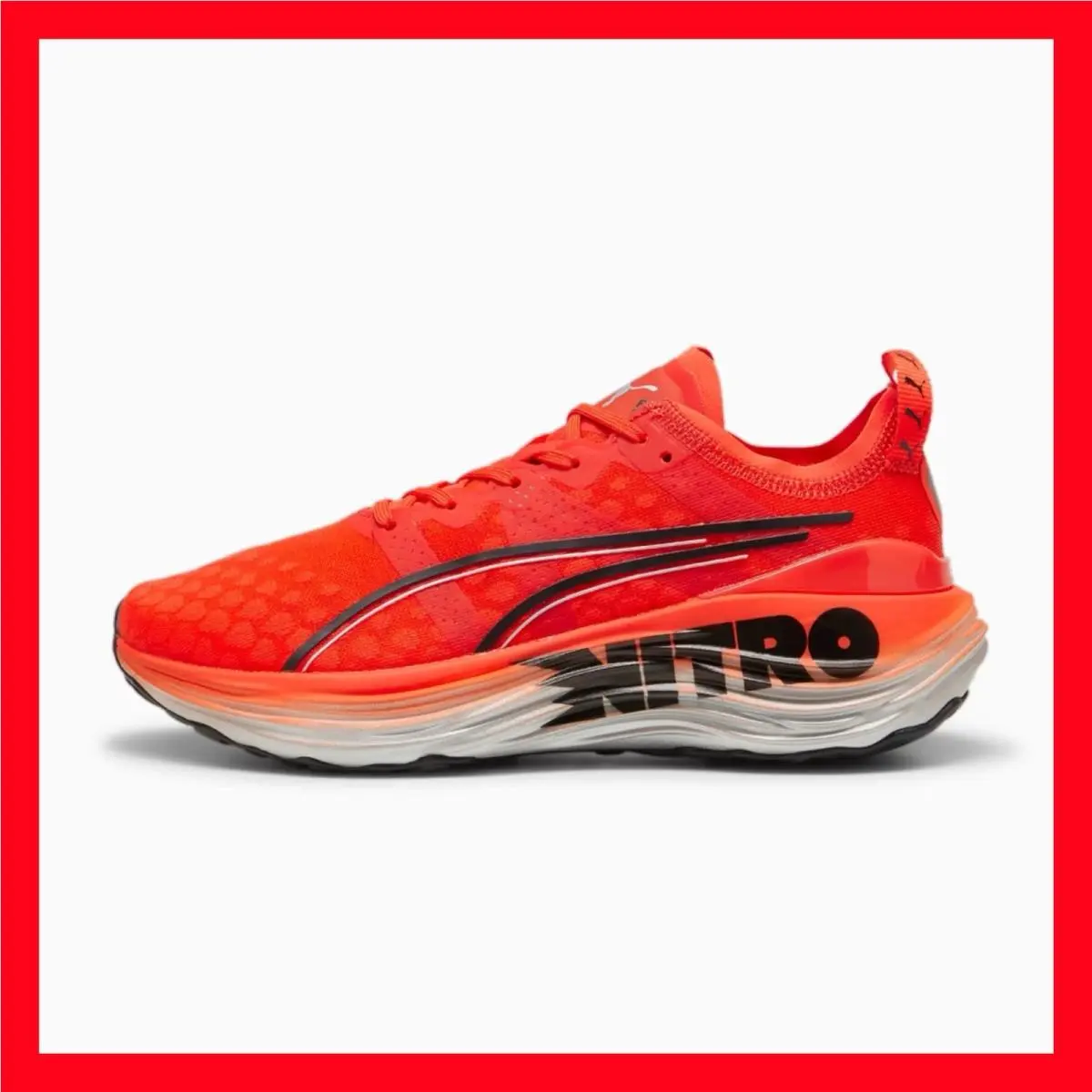 Foreverrun Nitro Women`s Running Shoes Cherry Orange Size 8 by Puma