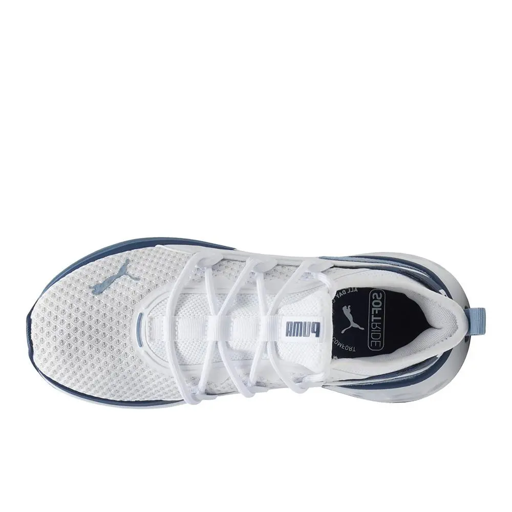 Puma shoes - PUMA Softride Frequence Street Lace Up - 31272902 - Blue, White (UPC: 198553042681) 2