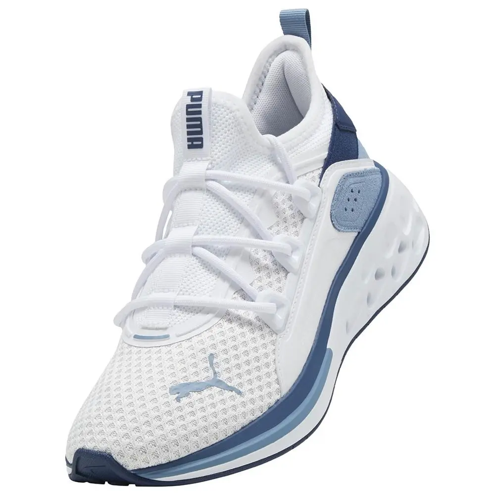 Puma shoes - PUMA Softride Frequence Street Lace Up - 31272902 - Blue, White (UPC: 198553042681) 4