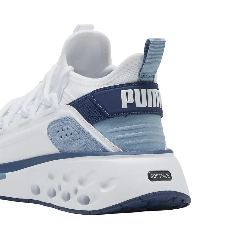 Puma shoes - PUMA Softride Frequence Street Lace Up - 31272902 - Blue, White (UPC: 198553042681) 5