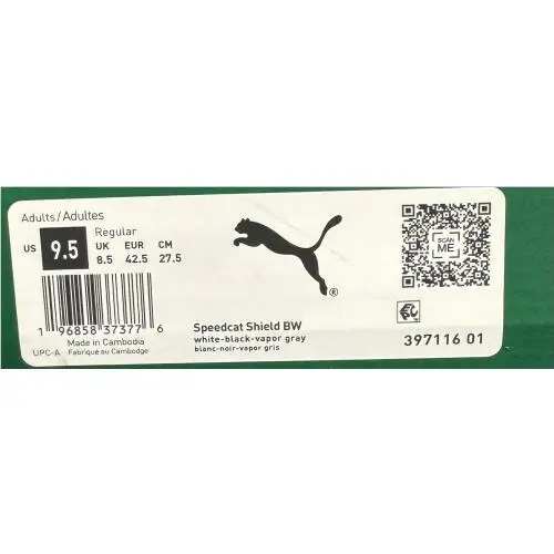 Puma shoes - Speedcat Shield BW - Speedcat Shield - White 6