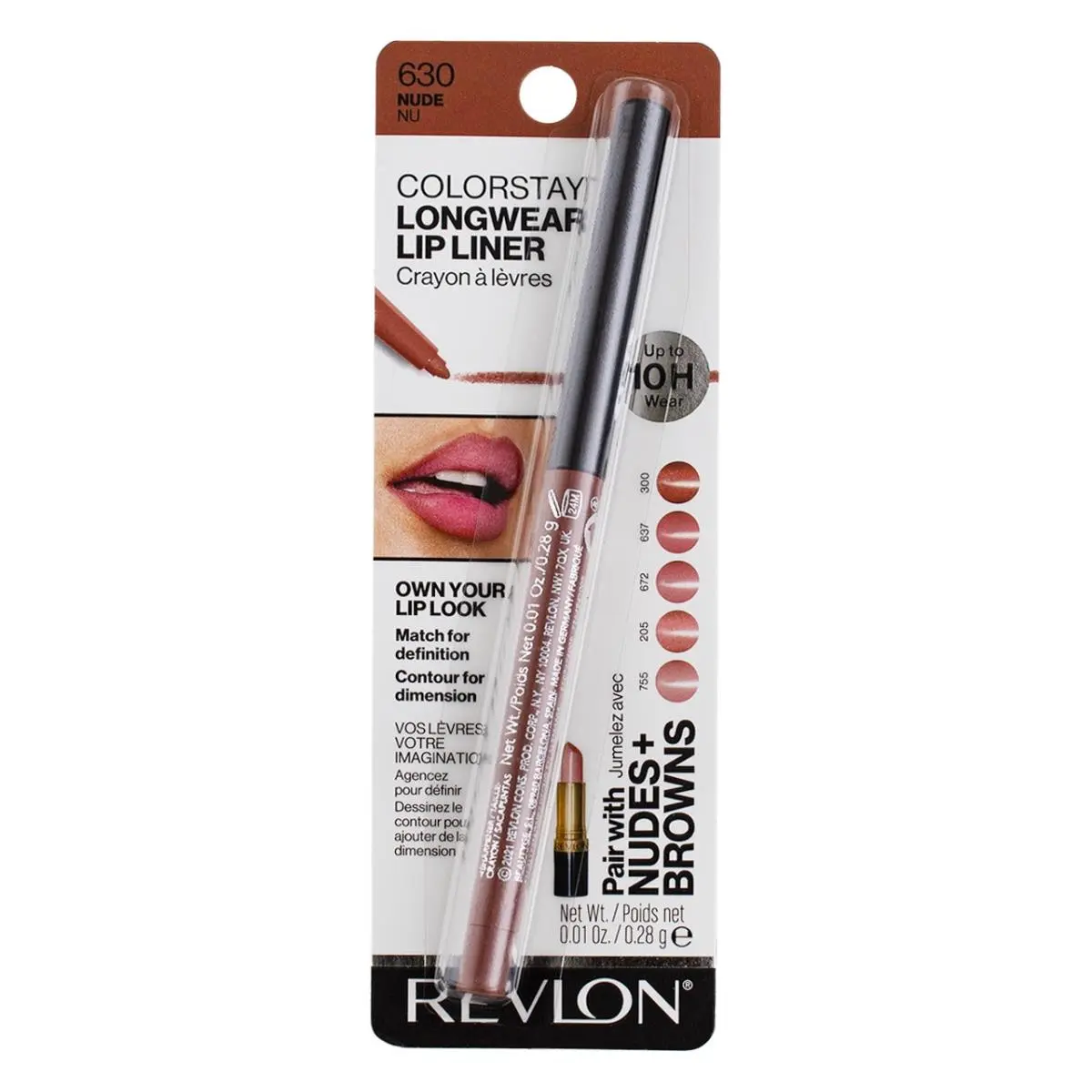 4 Pack Revlon Colorstay Lipliner 630 0.01 oz