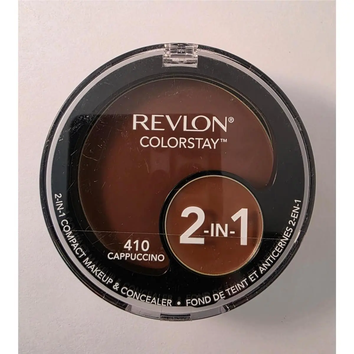 Revlon Colorstay 2 In 1 Compact Makeup Concealer - Cappuccino 410 -new/sealed